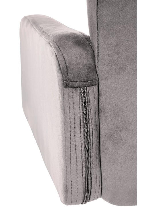 Baarijakkara Los Angeles samettia, harmaa