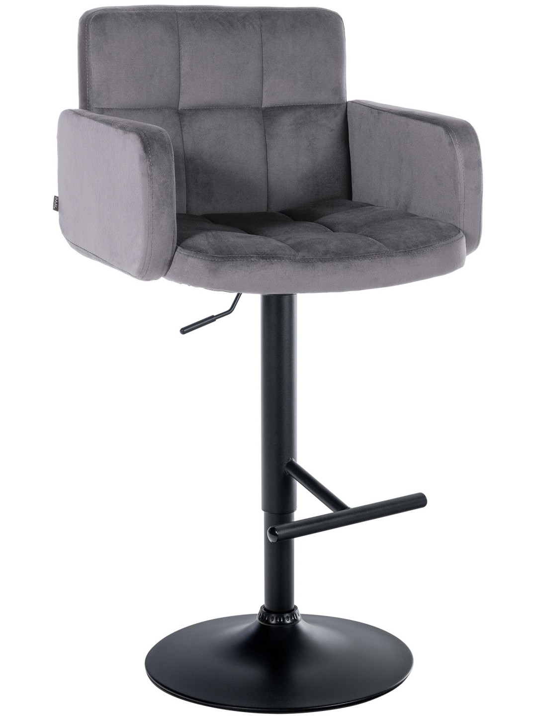 Baarijakkara Los Angeles samettia, tummanharmaa