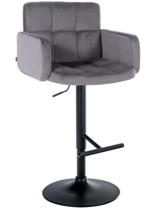 Baarijakkara Los Angeles samettia, tummanharmaa