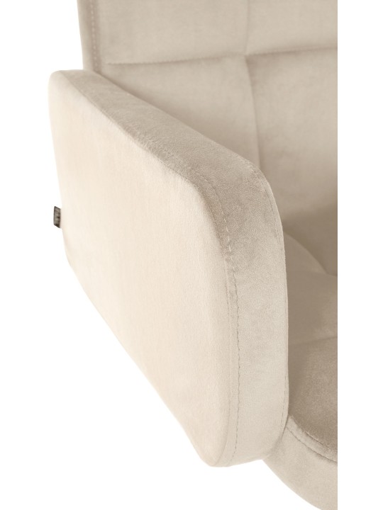 Baarijakkara Los Angeles samettikromi, kermanvärinen