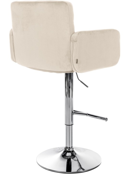 Baarijakkara Los Angeles samettikromi, kermanvärinen