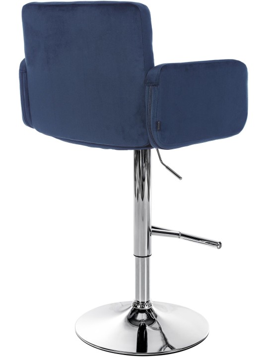 Baarijakkara Los Angeles samettikromi, sininen