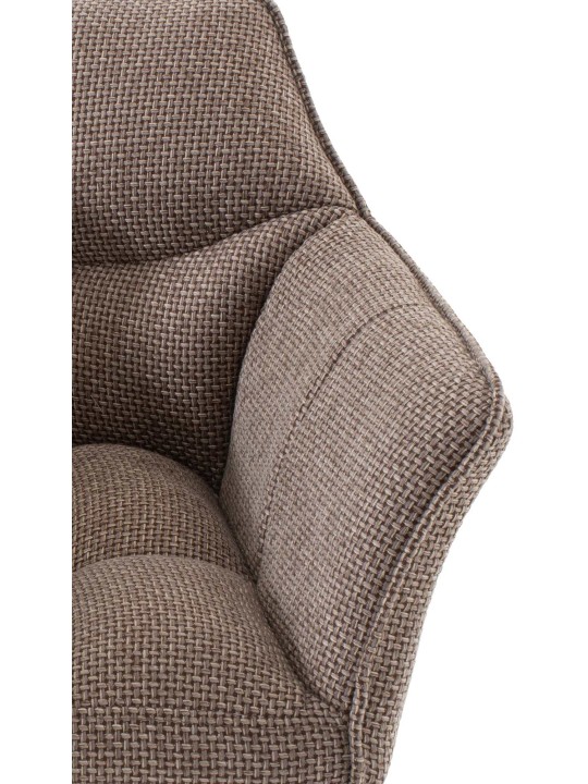 Lepotuoli Damaso kangasta, terraruskea Lepotuoli Damaso kangasta, terraruskea