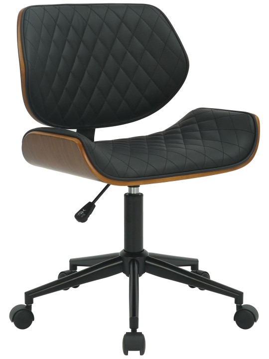 Harvest keinonahkainen työtuoli, pähkinä/musta