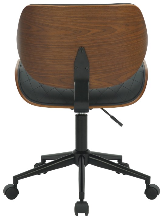 Harvest keinonahkainen työtuoli, pähkinä/musta