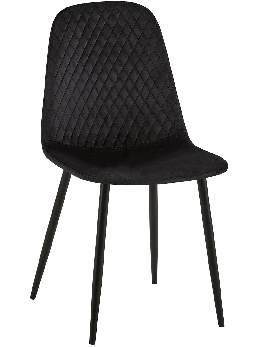 Giverny samettituoli, musta