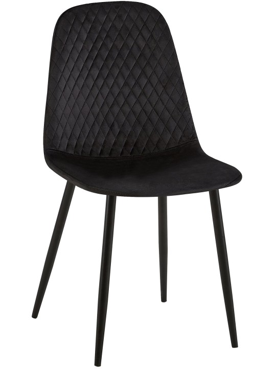 Giverny samettituoli, musta