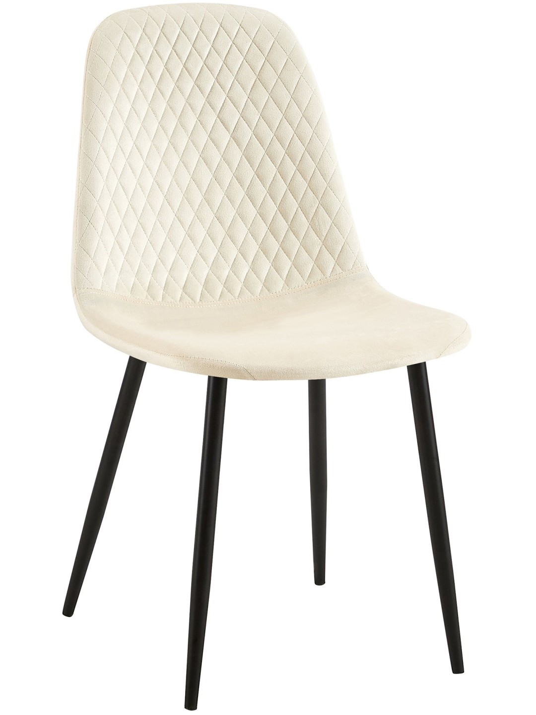 Giverny samettituoli, kermanvärinen