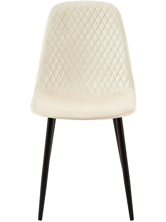 Giverny samettituoli, kermanvärinen