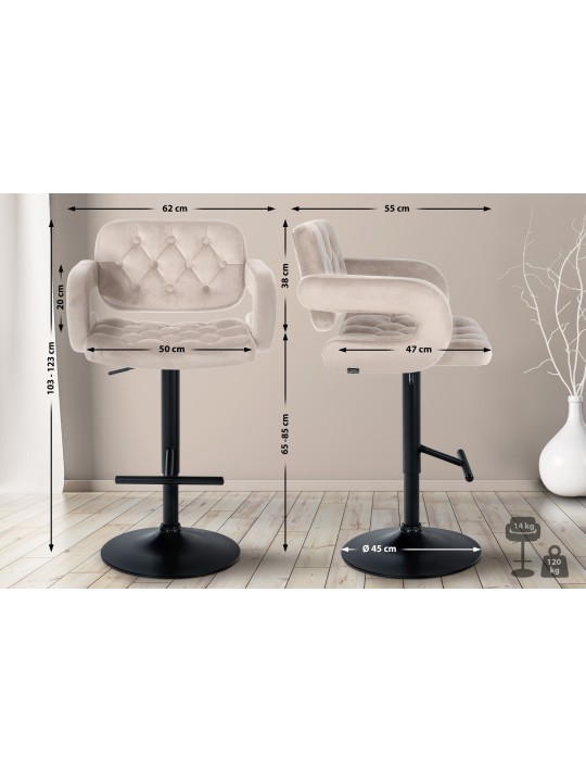 Baarijakkara Dublin Velvet, kermanvärinen