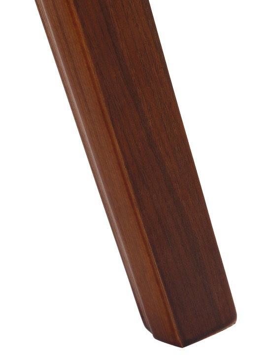 Vierailijatuoli Kingston kangasta, pähkinä/kermanvärinen