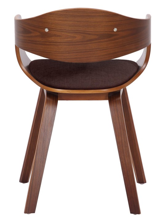 2 tuolin setti Kingston kangas, pähkinä/ruskea