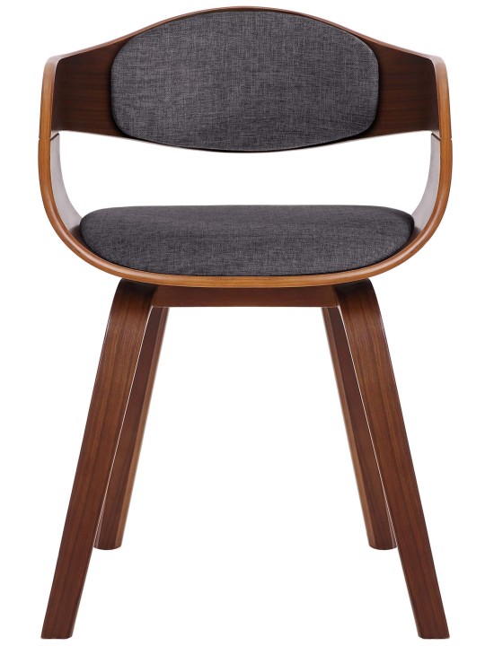 2 tuolin setti Kingston kangas, pähkinä/vaaleanharmaa