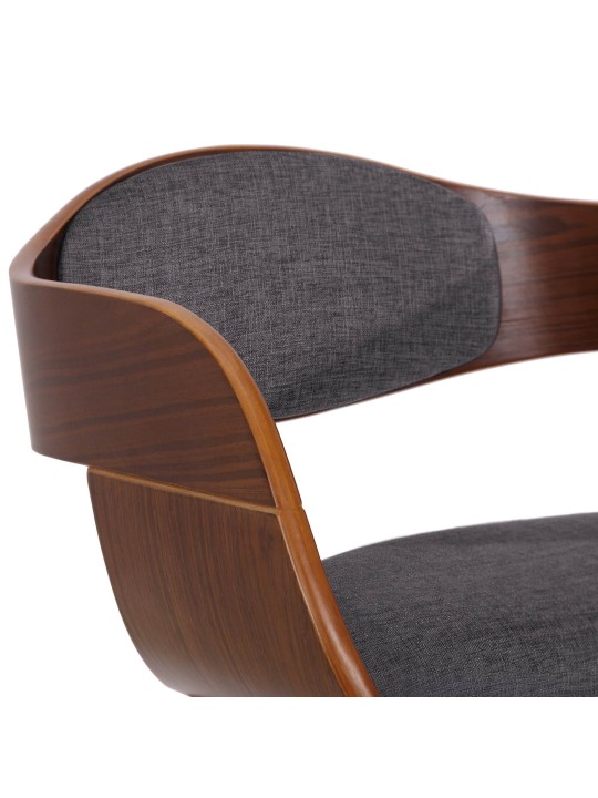 2 tuolin setti Kingston kangas, pähkinä/vaaleanharmaa