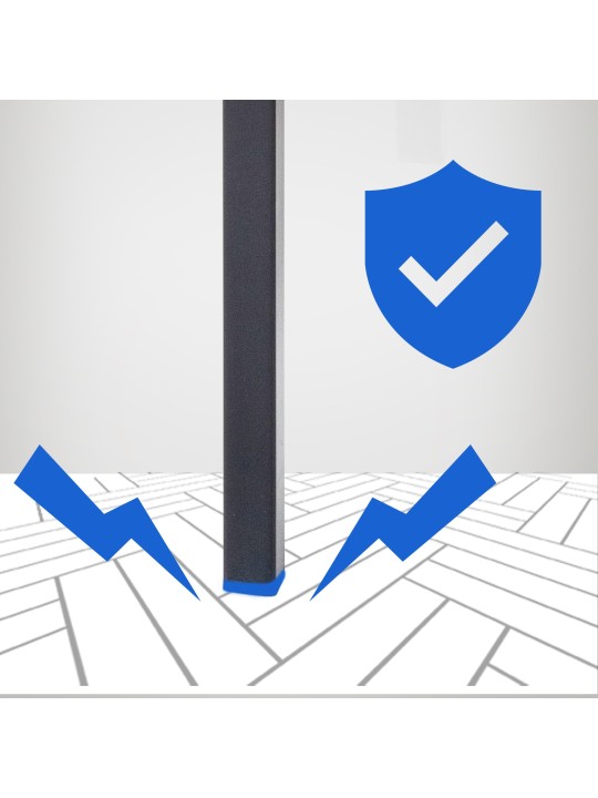 Baarijakkara Damaso B -huopa 4 jalan rungolla, harmaa Baarijakkara Damaso B -huopa 4 jalan rungolla, harmaa