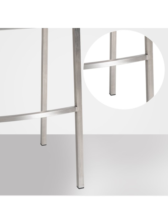 Baarijakkara Damaso E -huopa 4 jalan rungolla, harmaa