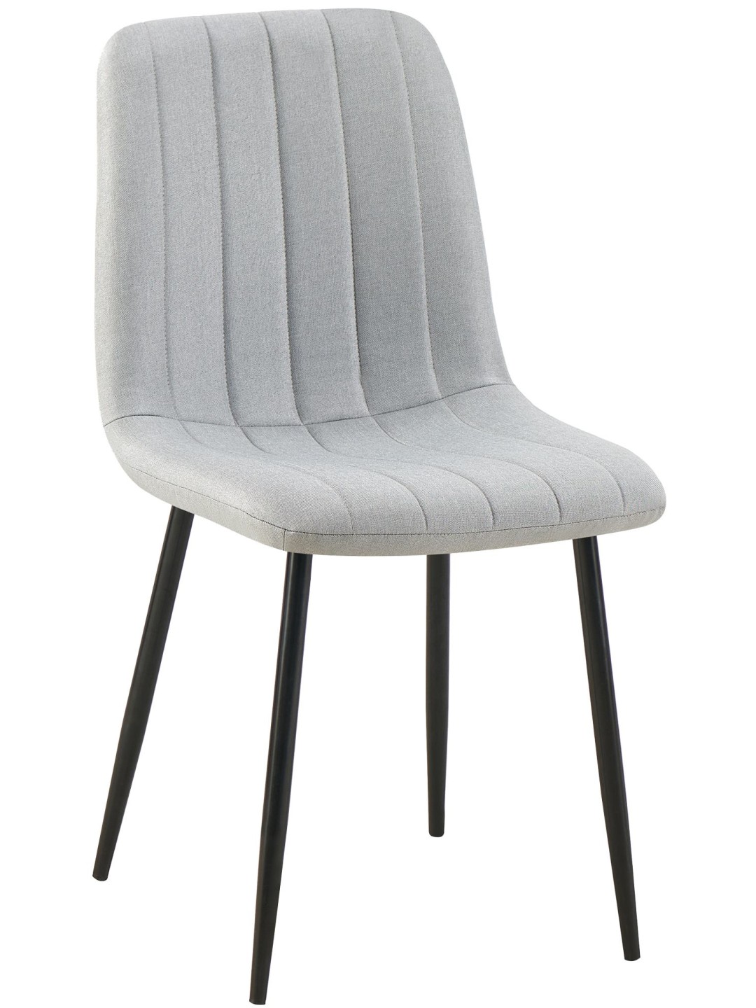 Tuoli Dijon kangasta, harmaa