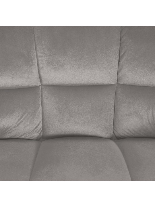 Baarijakkara Damaso B samettia 4 jalan rungolla, harmaa