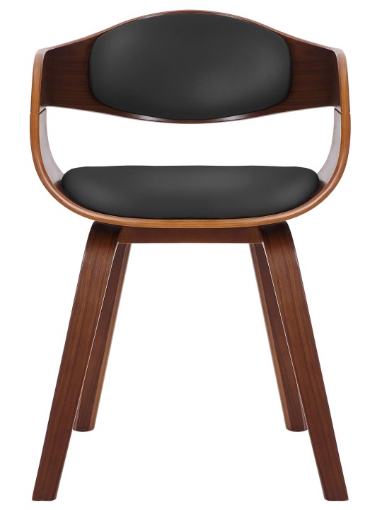 Kingston vierailijatuoli, pähkinä/musta