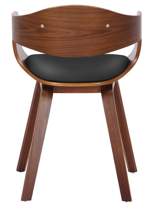 Kingston vierailijatuoli, pähkinä/musta