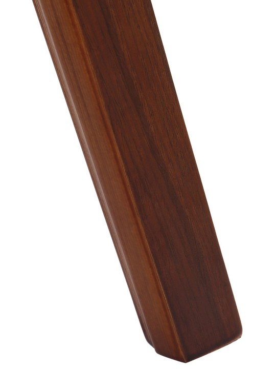 Kingstonin keinonahkainen vierailijatuoli, pähkinä/harmaa