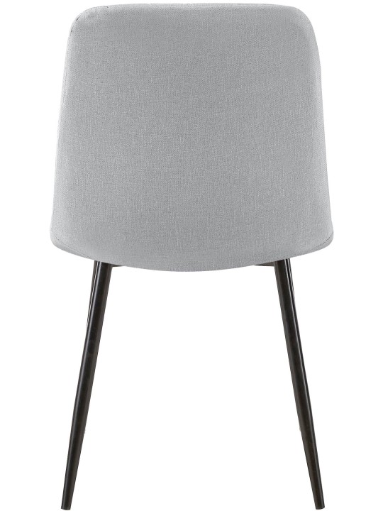 4 tuolin setti Dijon kangas, harmaa