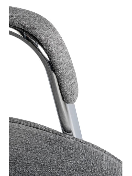 Vierailutuoli Sievertin kangasta, vaaleanharmaa