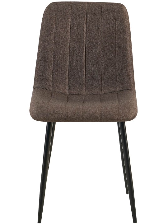 Tuoli Dijon kangasta, ruskea