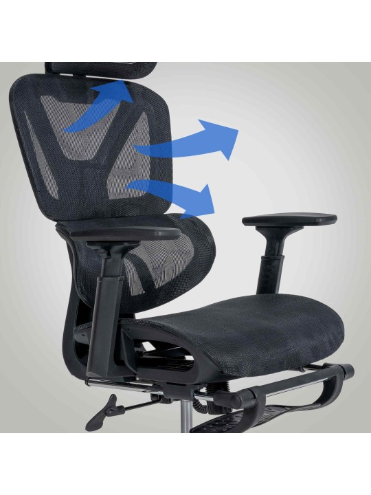 Grover työtuoli, musta