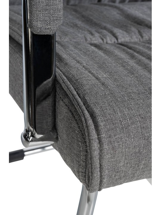 2 vierailijatuolin setti Sievert kangas, vaaleanharmaa