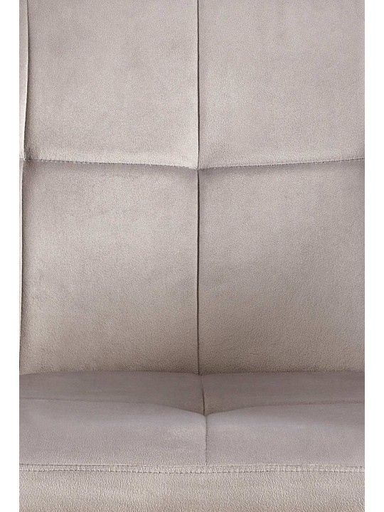 Sarja 2 ruokasalin tuolia Emia velvet, vaaleanharmaa