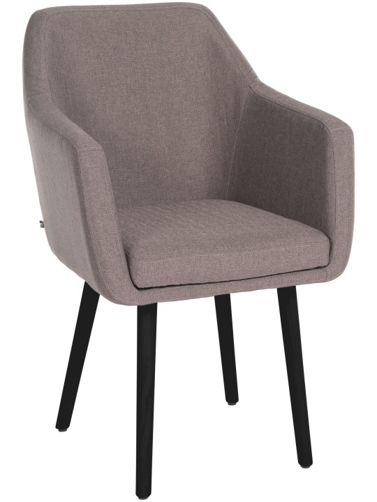 Vierailijatuoli Utrecht-kangasta, taupe