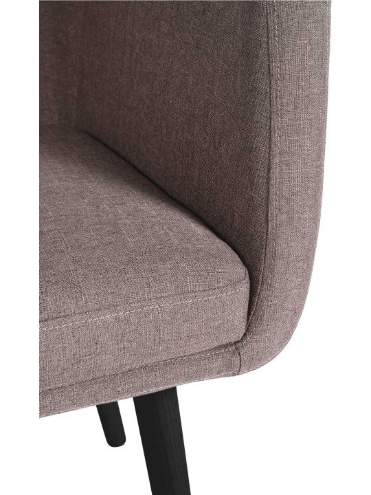 Vierailijatuoli Utrecht-kangasta, taupe