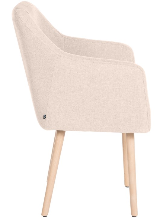 Vierailijatuoli Utrecht-kangas luonnollinen, beige