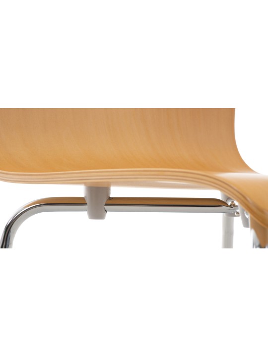 Pepe vierailijatuoli, luonnonvärinen