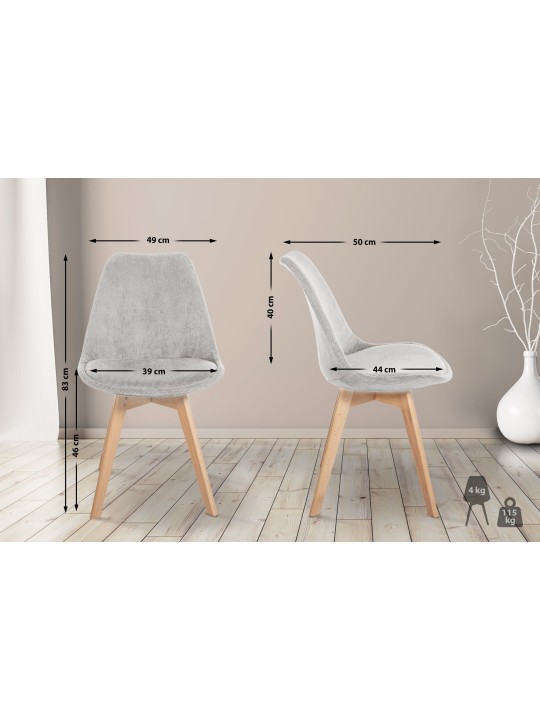 Linares Cord tuoli, beige