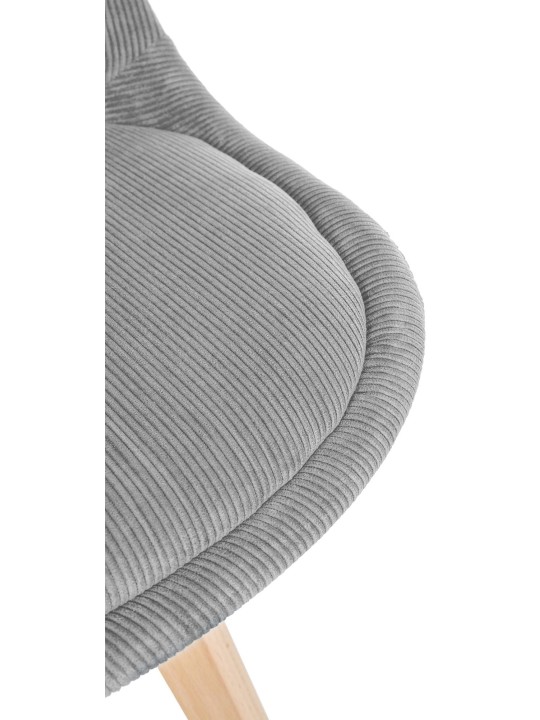 Linares Cord tuoli, harmaa