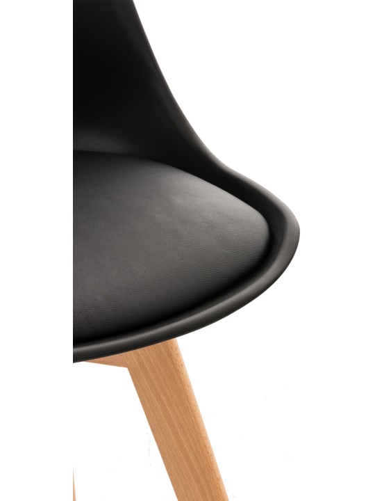 Linares tuoli, musta