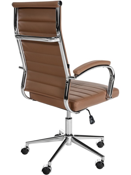 Mollis aitoa nahkaa työtuoli, vaaleanruskea