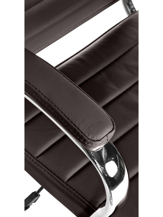 Mollis aitoa nahkaa työtuoli, kahvi Mollis aitoa nahkaa työtuoli, kahvi