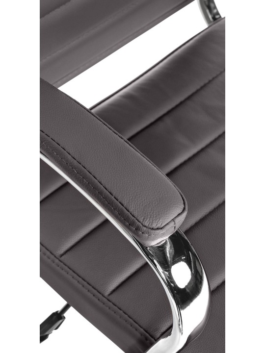 Mollis aitoa nahkaa työtuoli, harmaa Mollis aitoa nahkaa työtuoli, harmaa