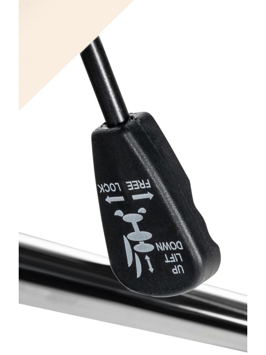 Mollis aitoa nahkaa työtuoli, kermanvärinen