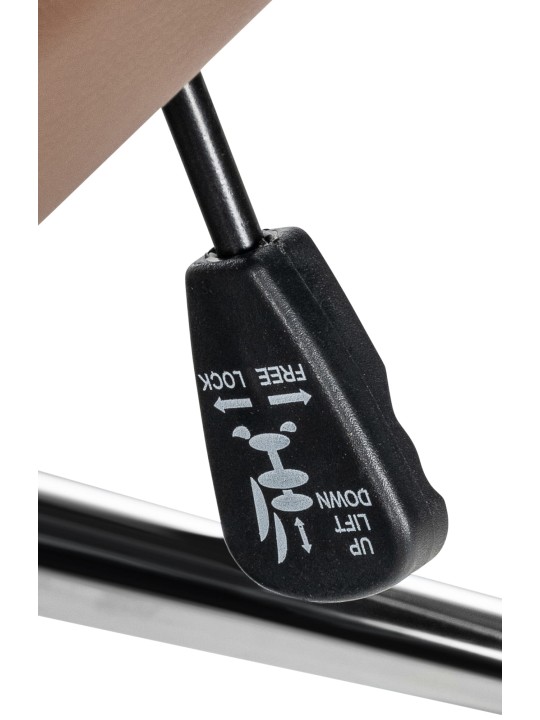 Mollis aitoa nahkaa työtuoli, vaaleanruskea