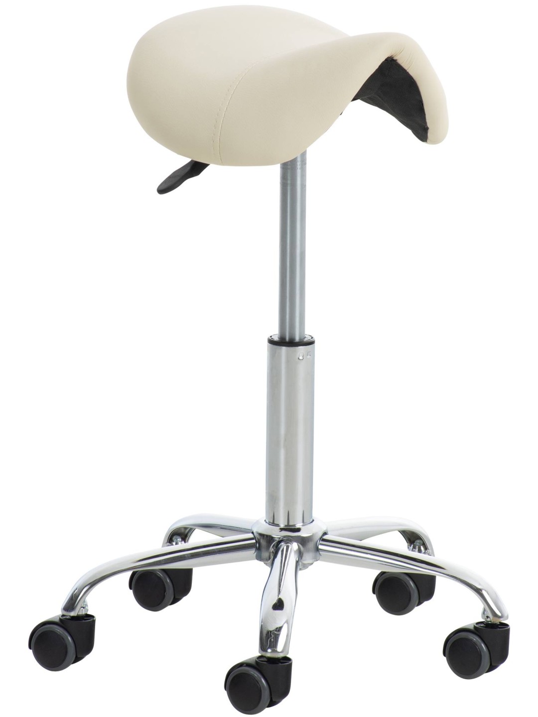 Renon työjakkara, kermanvärinen