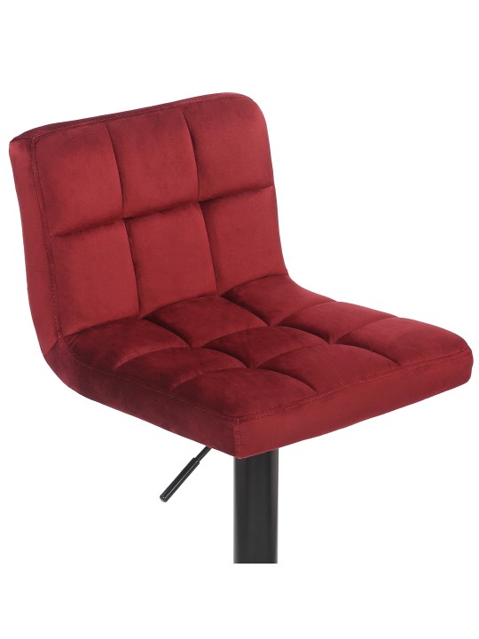 4 baarijakkaran setti Feni velvet, punainen