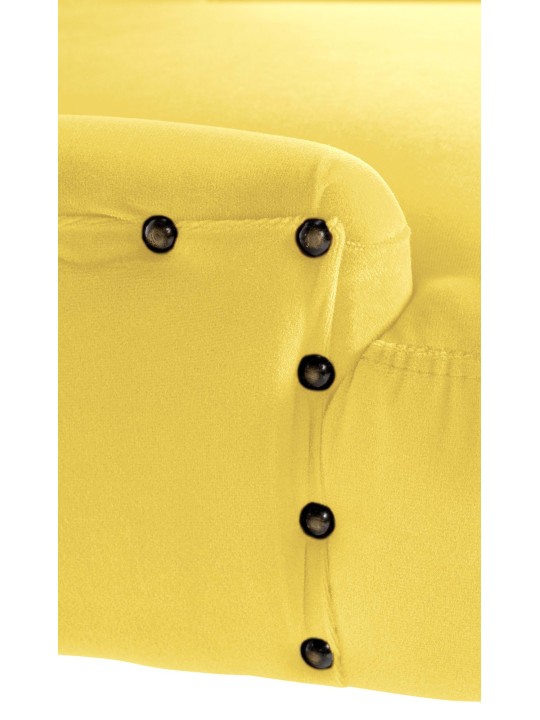 Ruokapöydän tuoli Aberdeen sametti antiikki, keltainen