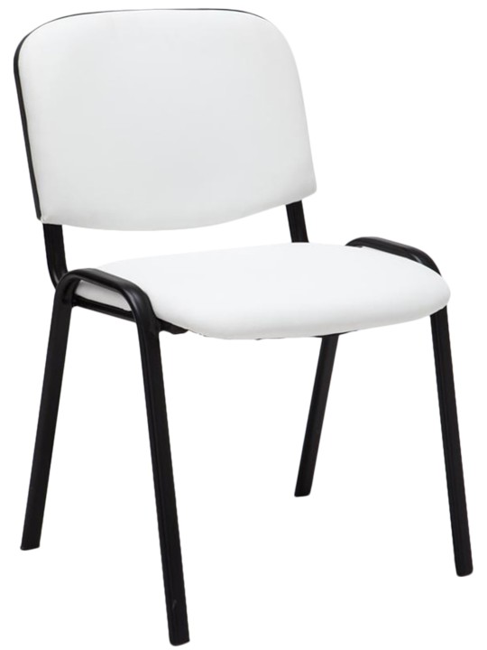 Vierailutuoli Ken keinonahkaa, valkoinen