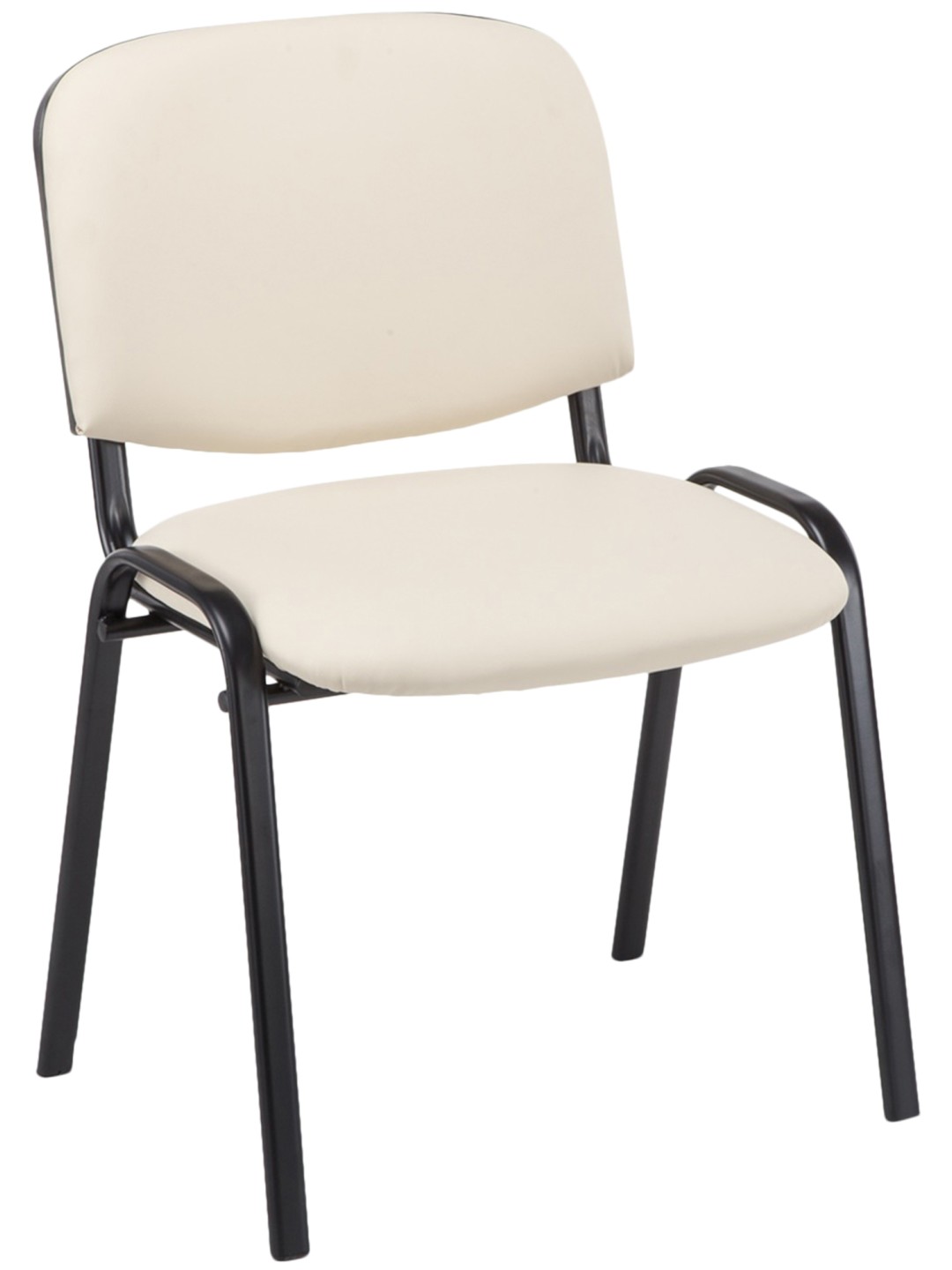 Vierailutuoli Ken keinonahkaa, kermanvärinen