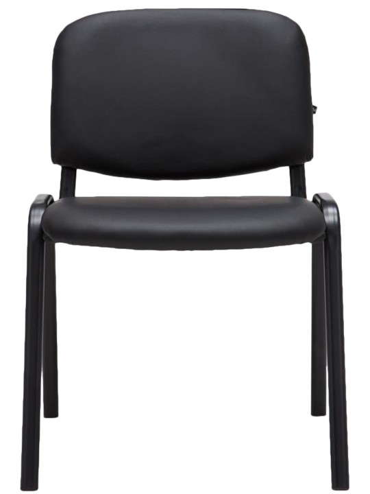 Vierailutuoli Ken keinonahkaa, musta