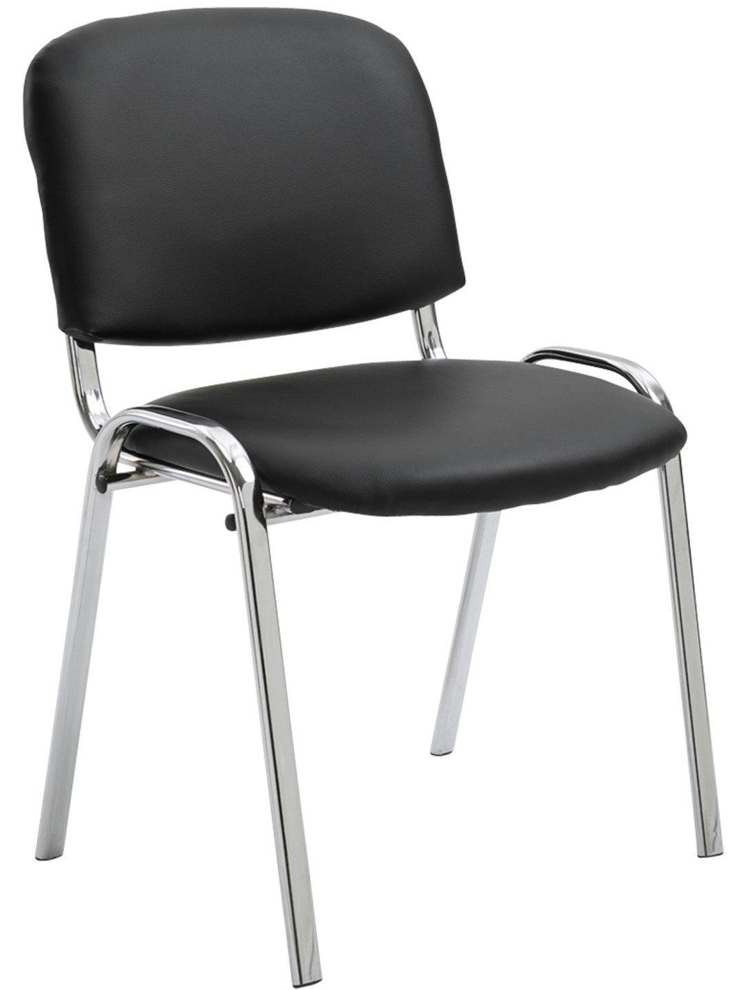 Vierailutuoli Ken C keinonahkaa, musta